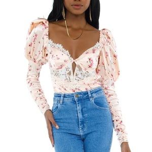 For Love and Lemons Aster Bodysuit